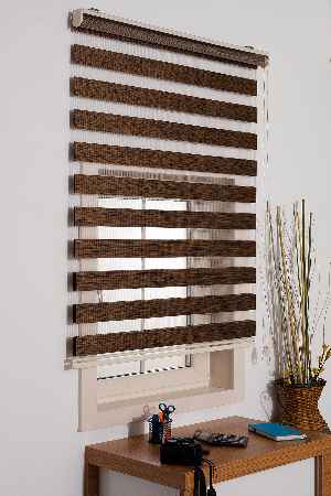 #üreticifirma %40 İndirimli!!! Kalın Bambu Lüx Kahverengi Zebra Perde Ozel Fiyat- Kahve