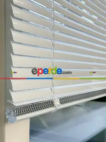 Hazır Ölçülü Kampanyalı Beyaz 25 Mm Alüminyum Jaluzi Perde 90cm X 260cm 