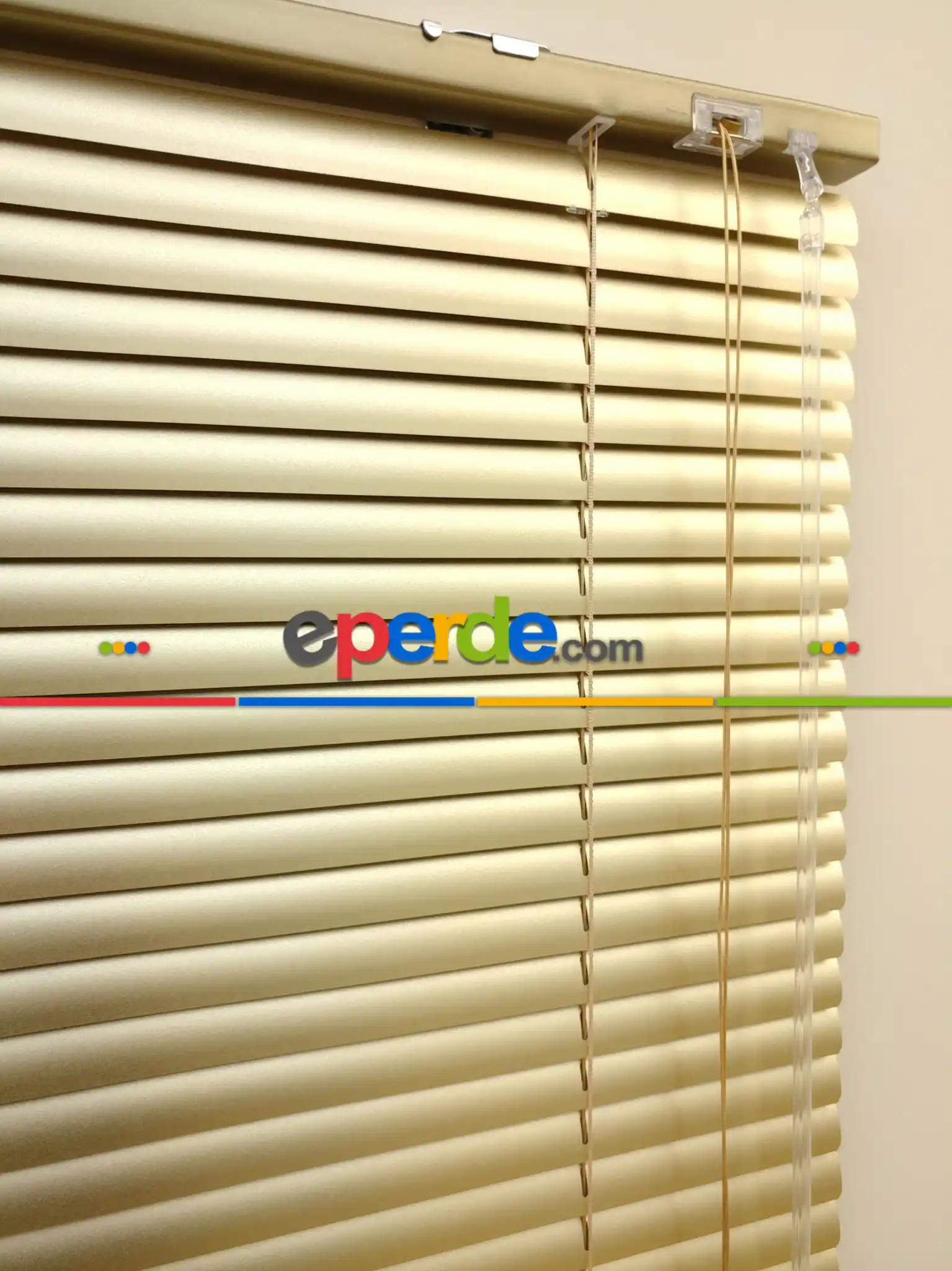 Gold Altın - Alüminyum Jaluzi Perde - 25mm Kalınlığında- Altın