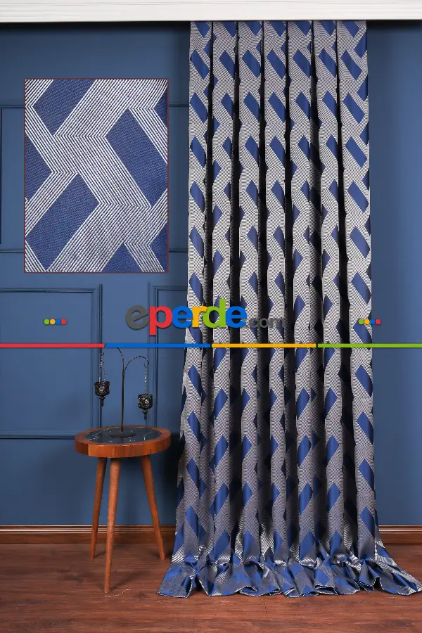 Yatak Odası - Savey Jakar Dokuma Fon Perde