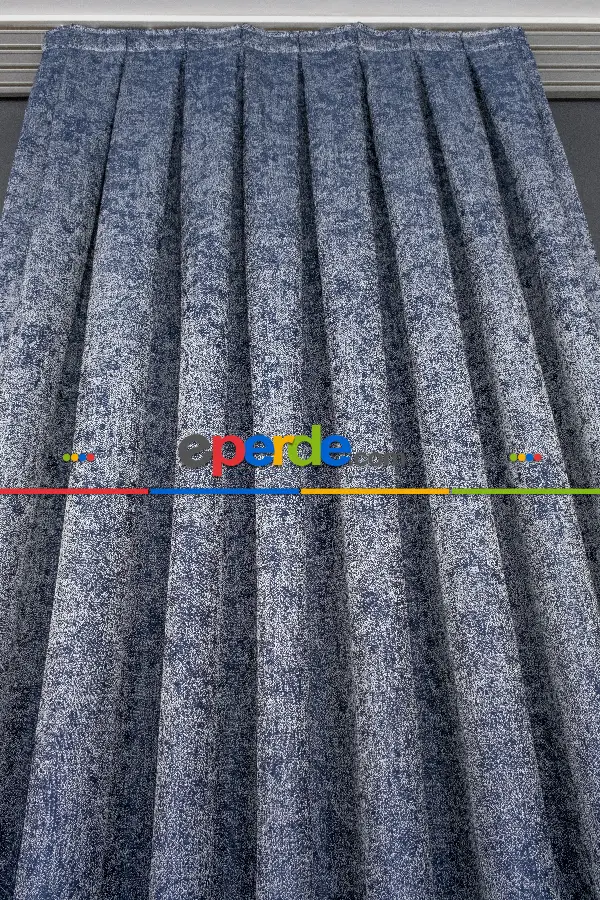 Desenli Jakar Fon Perde