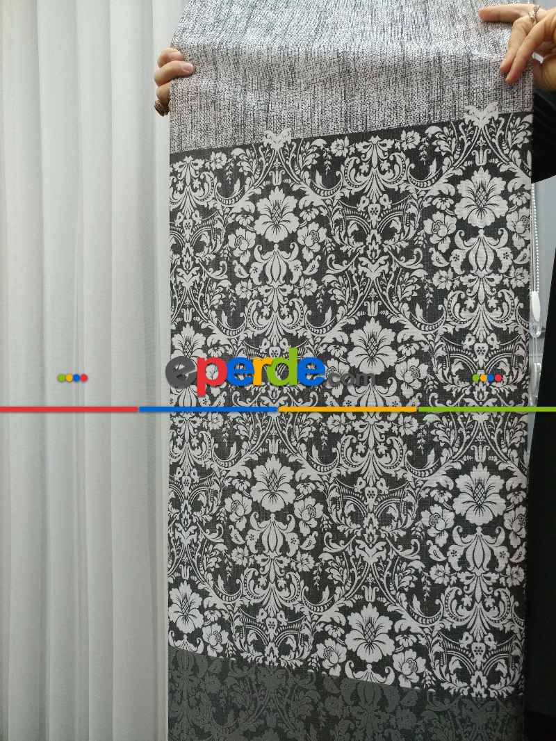 Yatak Odası - Lens Akıllı Dikey Tül Perde Antik-53- Çok Renkli 2