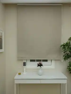 Stor Perde Karartma Blackout Screen (pvc Kaplama) Kalın Dokulu- Nohut Rengi-açık Camel