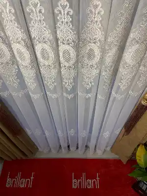Göbek Desenli Kort Ağır Gramajlı Ütü İstemeyen En Çok Tercih Edilen Lüxs Tül Perde