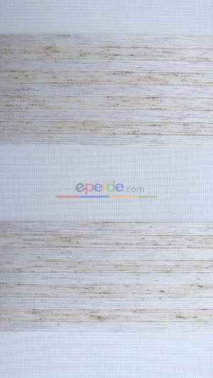 Keten Mutfak Perdesi Zebra Perde Düz Seri- Krem