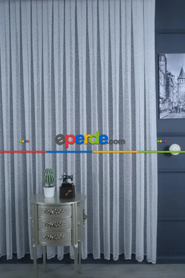 Örme Jakarlı Tül, Extra Yumuşak, Ütü İstemez