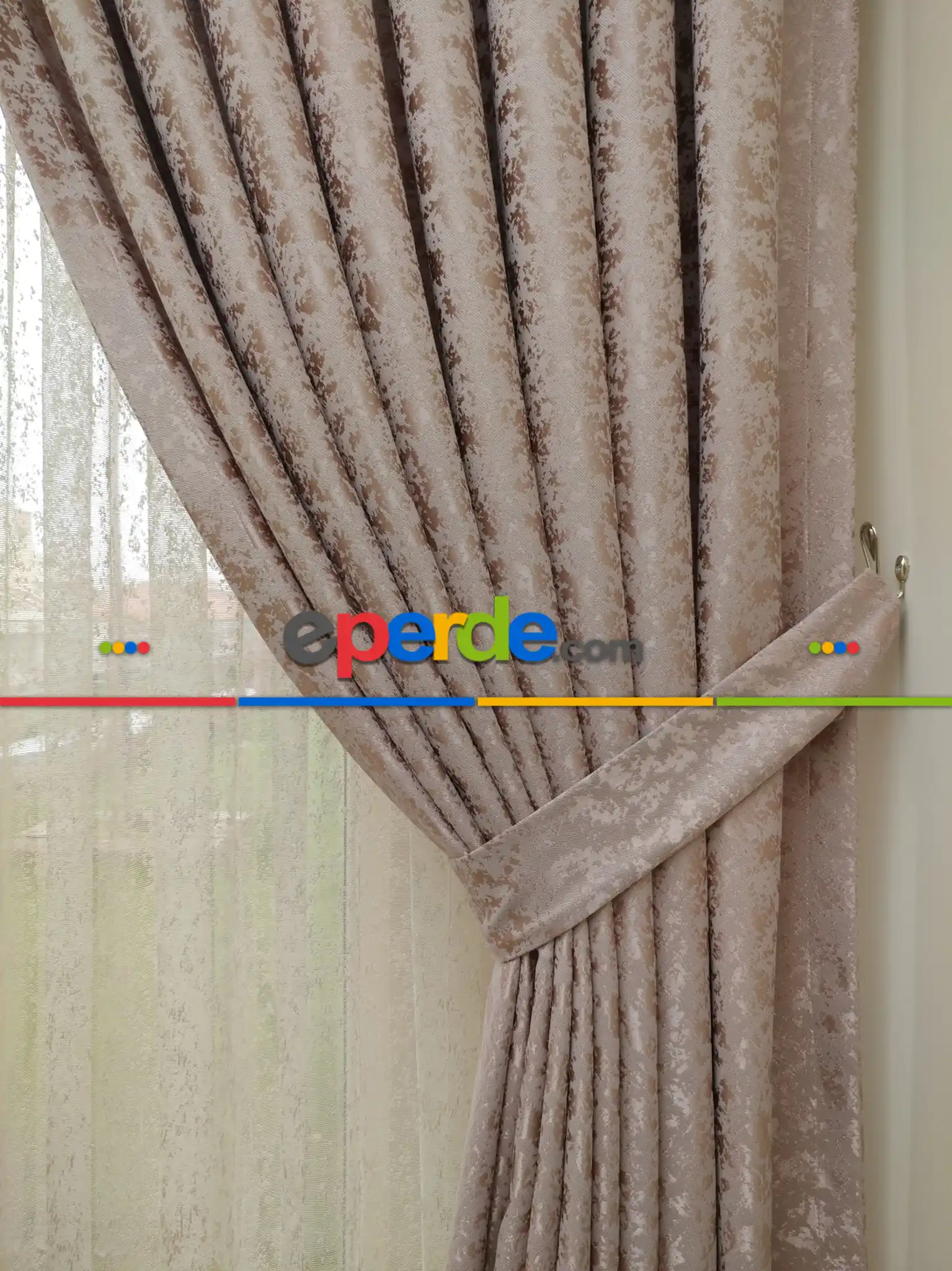 Pudra Duz Jakar Fon Perde (150)- Pudra