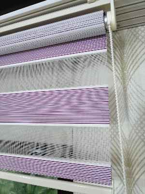 Salon Zebra - Zebra Perde Micro Pliseli Mürdüm ( Mor )- Mor