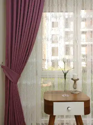 Gül Kurusu Düz Petek Fon Perde (özel İndirimli Fiyat)