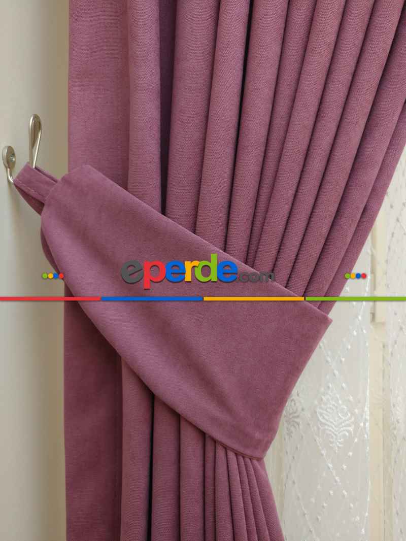 Bebek Odası - Gül Kurusu Fon Perde 829