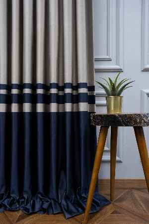 Pano Fon Perde-modern Pano Fon Perde- Gri-Füme-Antrasit