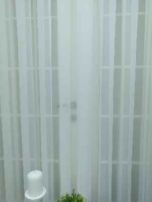 Mutfak Perdesi Düz Pileli - Beyaz