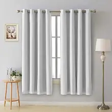 Beyaz Perde Kuşgözü Rustik Perde Halka Kuşgözü Boru İçin Perde