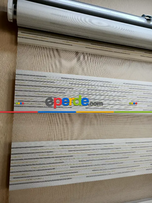 Elit Lüx Mikro Pilise Zebra Perde- Gri-füme-antrasit-beyaz-krem