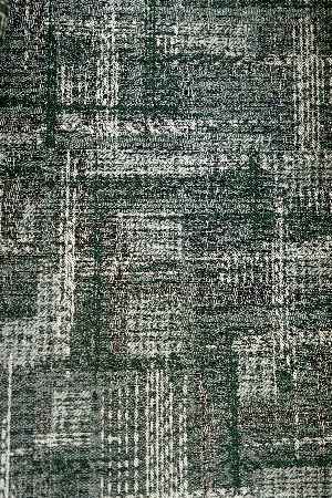 Patinedesenli Carmen Jakar Dokuma Fon Perde- Yeşil-bej