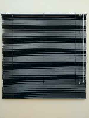 Siyah - Alüminyum Jaluzi Perde - 16mm Kalınlığında- Siyah