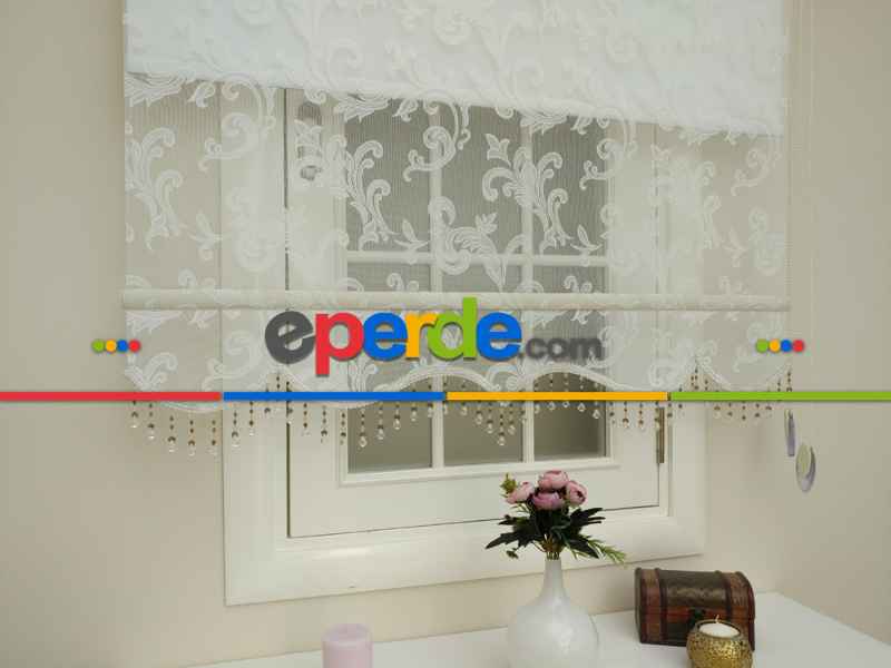 Yatak Odası - Çiftli Sistem Tül Stor Perde Ve Stor Perde- Ekru