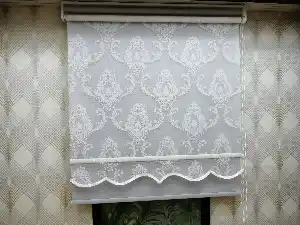 Çifli Sistem Tül Ve Stor Perde Bdz ( 827 )- Beyaz
