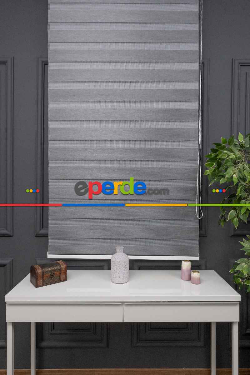 Zebra Perde -new Bambu Düz Zebra Perde