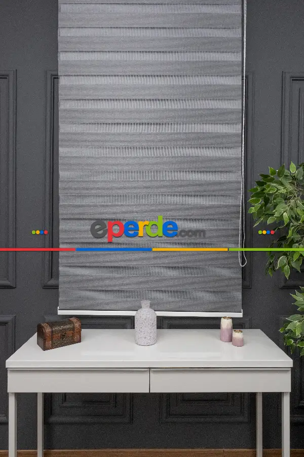 Genç Odası - Zebra Perde -new Bambu Düz Zebra Perde