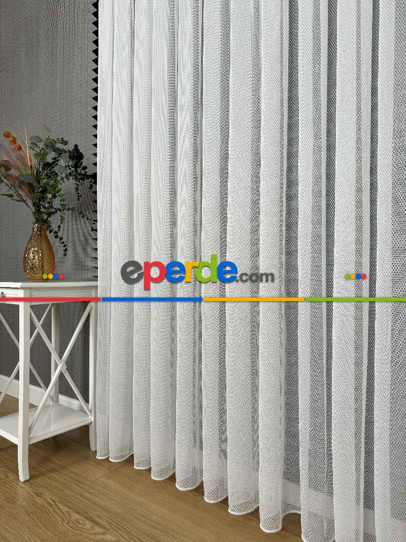 Yatak Odası Tül - Brillant Tül Perde, Premium Seri, Kurşunlu Tül