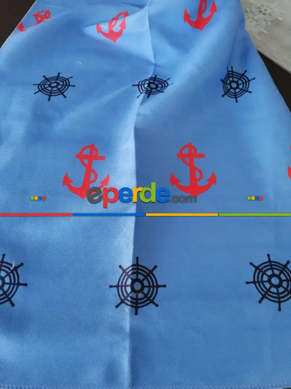 Milano Çocuk Odası Gemici Pano Fon - Mavi 50cm X 1cm 