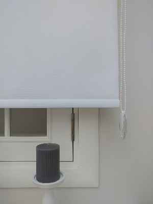 Salon Stor Perde - Yıkanabilir Pvc Mat Stor Perde - Ekru 1. Kalite 302- Beyaz