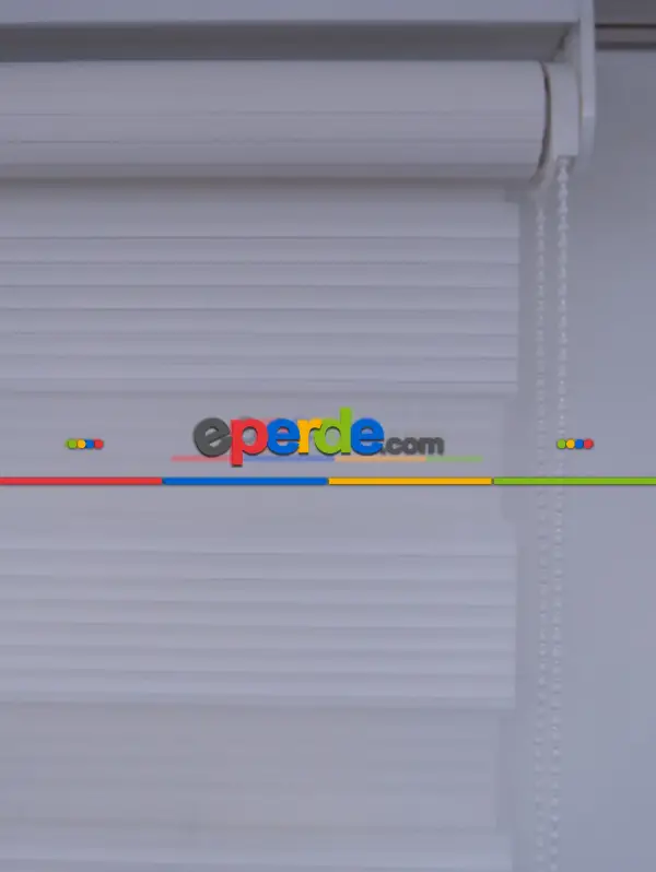 Beyaz Dar Pilise Zebra- Beyaz