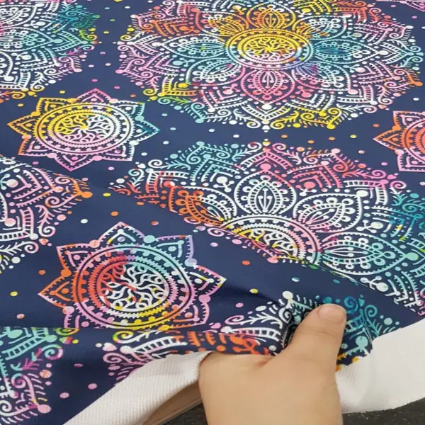 Genç Odası - Damask Desenli Fon Perde Evm789 Kumaşı Kalındır Duck Bezi Değildir- Beyaz-Mavi Koyu