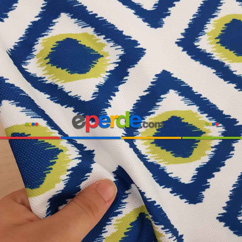 İkat Desenli Fon Perde Evm1503-4 Kumaşı Kalındır Duck Bezi Değildir-  Çok Renkli 2