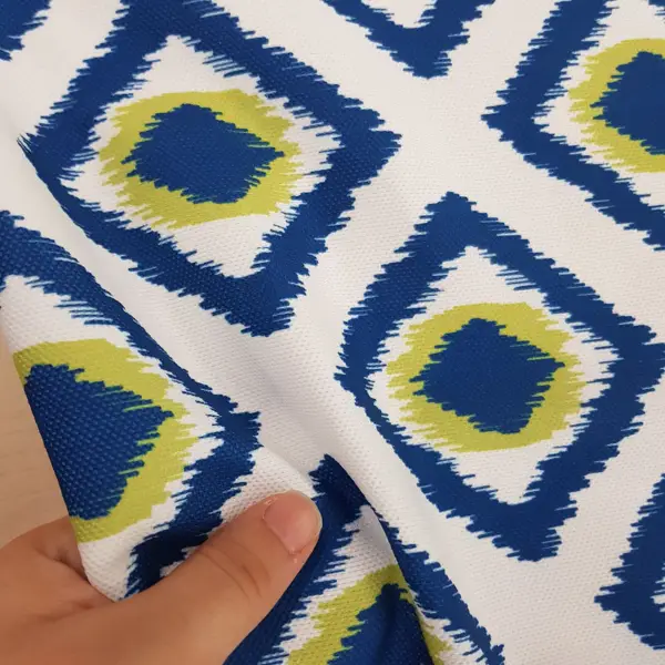 Salon - İkat Desenli Fon Perde Evm1503-4 Kumaşı Kalındır Duck Bezi Değildir-  Çok Renkli 2