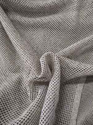 Düz File Tül Perde - Sütlü Kahve