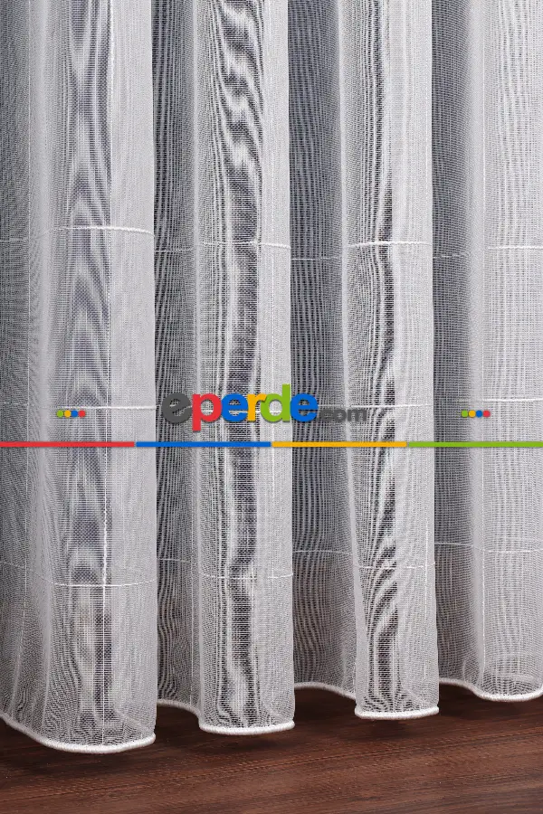 Zarif Nakış İşlemeli Tül Perde