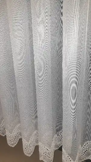 Taç Bohre Exculusive Damask Salon Tül Ütü İstemez Perde