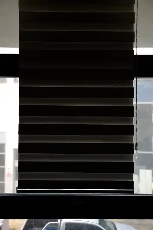 Halim Perdesan Bl-101 Açık Gri Renk Etekli Veya Eteksiz Karartma Zebra Stor Perde