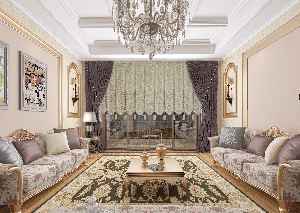 Drape Dar Bant Bantsız Yarım Şelale İp Perde Bej Altın Simli- Beyaz-altın Simli