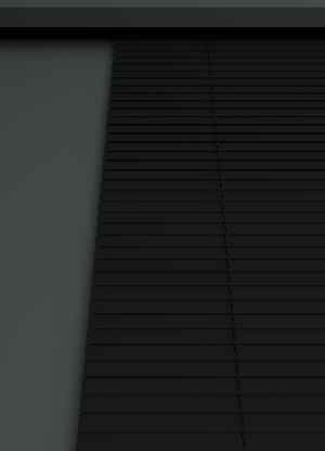 Siyah - Alüminyum Jaluzi Perde - Kalınlığında