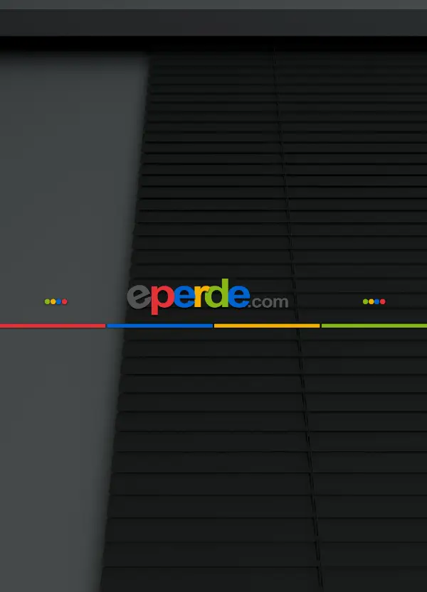 Siyah - Alüminyum Jaluzi Perde - Kalınlığında