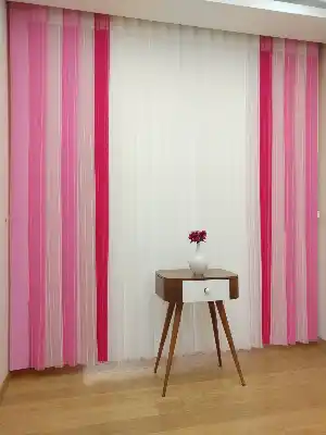 1. Kalite Çizgili Tül Dikey Zebra Perde - Ft-19 Pembe , Ft-05 Pudra , Ft-20 Fuşya , Ft-02 Ekru- Pembe-fuşya-ekru-pudra