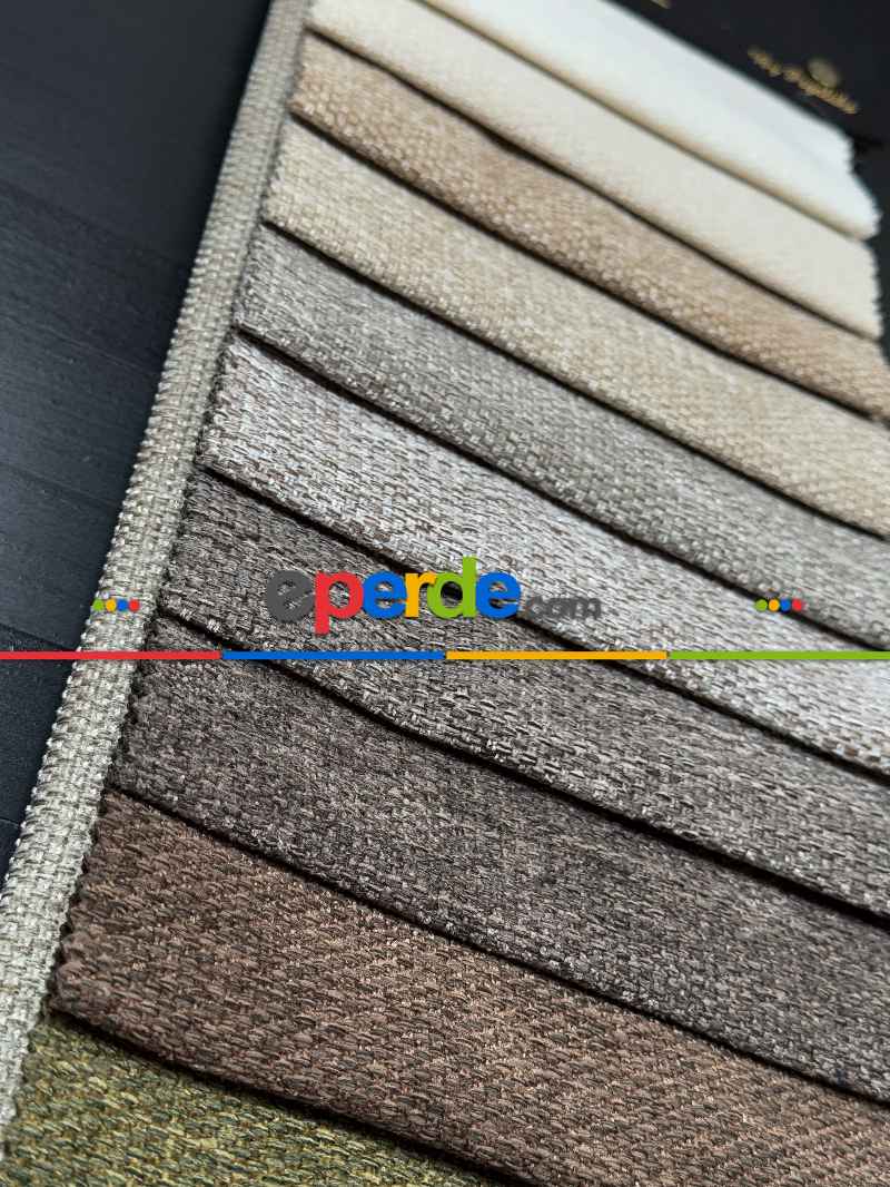 20 Renk Şönil Düz Fon Perde - Ağır Gramajlı Premium Kalite Serisi