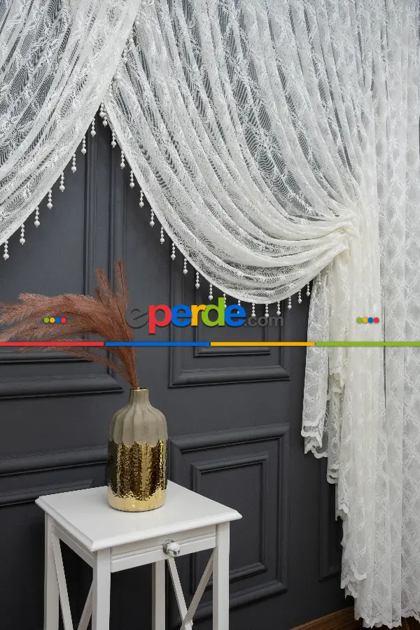 Taç Kruvaze Seher Yanki Tiyatro Perde Boncuklu Perde Modelleri