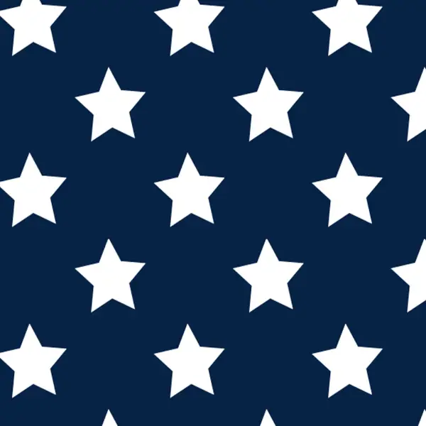 Yıldız Desenli Fon Perde Evm408-8 Kumaşı Kalındır Duck Bezi Değildir- Lacivert-Beyaz