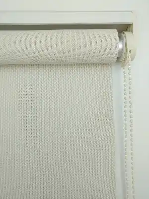 Stor Perde Sun Screen (pvc Kaplama) Kalın Dokulu- Krem Koyu