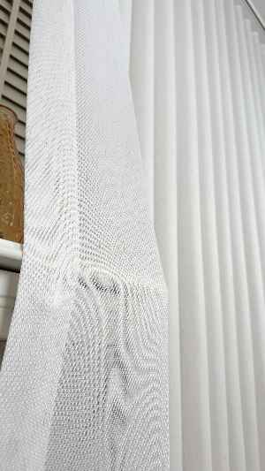 Ekru Sütlü Kahve Kırçıllı Tül Perde, Ağır Gramajlı Premium Seri, Kurşunlu Etek