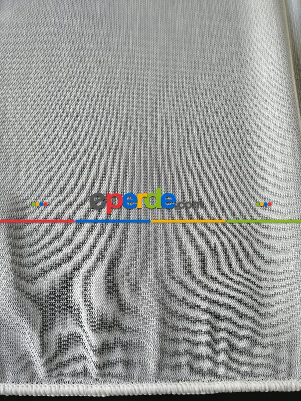 Oturma Odası - Bambu Düz Esneme Yapmaz Tül - Ekru