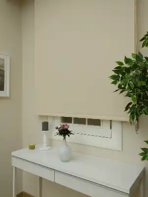 Stor Perde Mat Pastel Serisi (pvc Kaplama) Kalın Dokulu- Krem Koyu