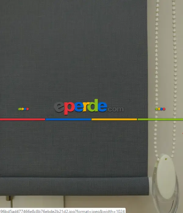 Oturma Odası Stor Perde - İthal Stor Koyu Gri Mat- Gri-füme-antrasit-gri Koyu