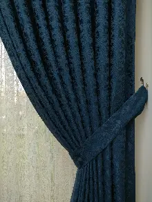 Lacivert Duz Jakar Fon Perde (150)- Lacivert