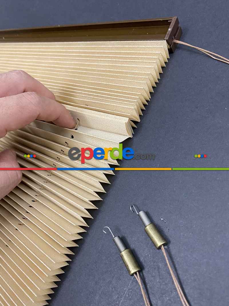 Mutfak - Plisel Perde, Kahverengi Diamond Seri Cam Balkon Perdesi 1. Kalite Matkapsız Montaj Yaylı Sistem