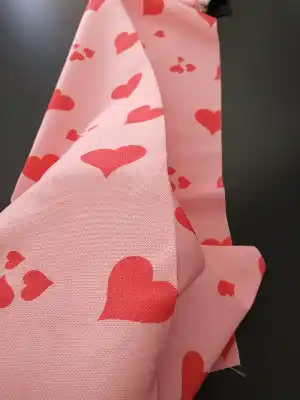 Milano Çocuk Odası Kalpli Pano Fon - Pembe 50cm X 1cm 